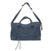 Balenciaga Vintage Pre-owned Laeder balenciaga-vskor Blue, Dam