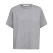 Co'Couture Stone Tee Top med Similisten Gray, Dam