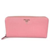 Prada Vintage Pre-owned Laeder plnbcker Pink, Dam