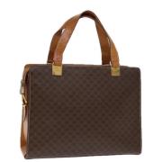 Celine Vintage Pre-owned Laeder handvskor Brown, Dam