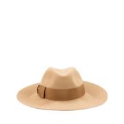 Borsalino Filt Fedora Hatt Brown, Dam