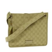 Gucci Vintage Pre-owned Canvas gucci-vskor Beige, Dam