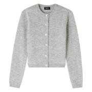 A.p.c. Ull Cardigan Millie Gray, Dam