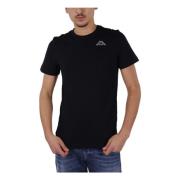 Kappa Logo Cafers Slim T-shirt Black, Herr