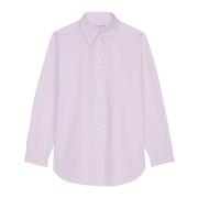 Marc O'Polo Boyfriend skjorta blus oversize Purple, Dam