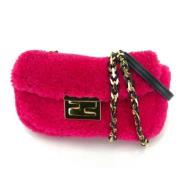 Fendi Vintage Pre-owned Canvas fendi-vskor Pink, Dam