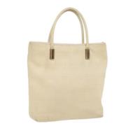 Gucci Vintage Pre-owned Nylon totevskor White, Dam