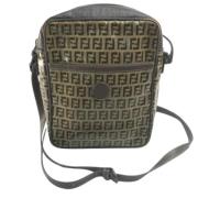 Fendi Vintage Pre-owned Canvas fendi-vskor Beige, Dam