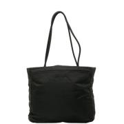 Prada Vintage Pre-owned Canvas totevskor Black, Dam