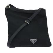 Prada Vintage Pre-owned Nylon prada-vskor Black, Dam