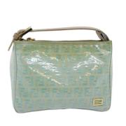 Fendi Vintage Pre-owned Canvas handvskor Green, Dam