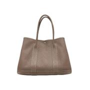 Hermès Vintage Pre-owned Laeder handvskor Beige, Dam