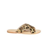 Petite Mendigote Leopardmönstrade Sandaler Multicolor, Dam