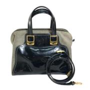 Fendi Vintage Pre-owned Canvas fendi-vskor Black, Dam