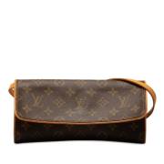 Louis Vuitton Vintage Pre-owned Laeder handvskor Brown, Dam