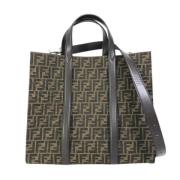 Fendi Vintage Pre-owned Canvas fendi-vskor Brown, Dam