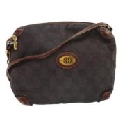 Gucci Vintage Pre-owned Canvas gucci-vskor Brown, Dam