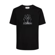 Iceberg T-shirt med björntryck Black, Herr