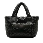 Chanel Vintage Pre-owned Canvas chanel-vskor Black, Dam