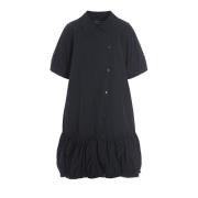 Bitte Kai Rand Puffy Poplin Skjortklänning Svart Black, Dam