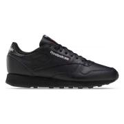 Reebok Klassiska Lädersneakers Black, Herr