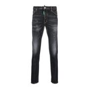 Dsquared2 Grå Skinny Denim Jeans Ss22 Gray, Herr