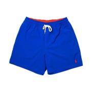 Ralph Lauren Blått Havskläder Shorts Logo Blue, Herr