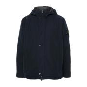 Stone Island Vattenavvisande Vadderad Jacka med Kompass Blue, Herr