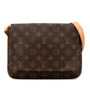 Louis Vuitton Vintage Pre-owned Canvas louis-vuitton-vskor Brown, Dam