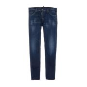 Dsquared2 Blå Bomull Denim Jeans Ss22 Blue, Dam