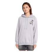 Volcom Truly Stoked Hoodie Gray, Dam