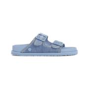 Birkenstock Denim Arizona Sandaler Blue, Dam