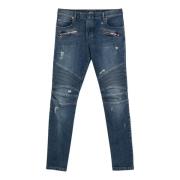 Balmain Regular Fit Denim Jeans Blue, Herr