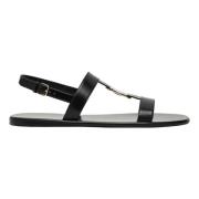 Salvatore Ferragamo Ny Vara Plate Låg Sandal Black, Dam