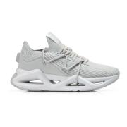 Emporio Armani EA7 Grå Mesh Sneakers X8X087-Xk227-S320 Gray, Dam