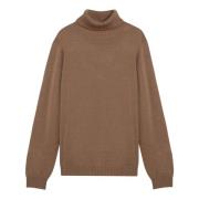 Roberto Collina Tröja Turtleneck Brown, Herr