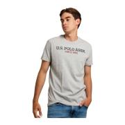 U.s. Polo Assn. Herr T-shirt 49351-P63B-188 Grå Regular Fit Gray, Herr