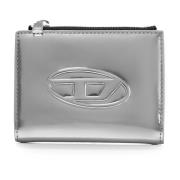 Diesel Damplånbok Silver Tryckknapp Stängning Gray, Dam