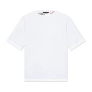 Dsquared2 T-shirt med logotyp White, Dam