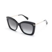 Max Mara Mm0101 01B Sunglasses Black, Dam