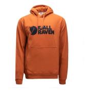 Fjällräven Herr Hoodie Regular Fit Tegel Röd Orange, Herr