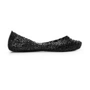 Melissa Svart Campana Ballet Flats Black, Dam