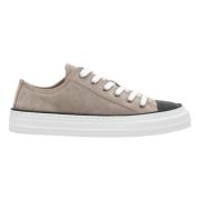 Brunello Cucinelli Låg Sneaker Beige, Dam