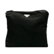 Prada Vintage Pre-owned Canvas prada-vskor Black, Dam