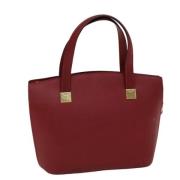 Celine Vintage Pre-owned Laeder handvskor Red, Dam