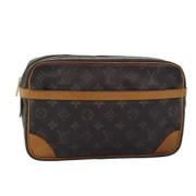 Louis Vuitton Vintage Pre-owned Canvas kuvertvskor Brown, Dam