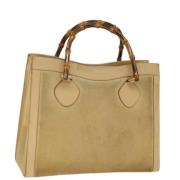 Gucci Vintage Pre-owned Laeder handvskor Beige, Dam