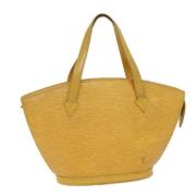 Louis Vuitton Vintage Pre-owned Laeder handvskor Yellow, Dam