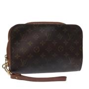 Louis Vuitton Vintage Pre-owned Canvas kuvertvskor Brown, Dam