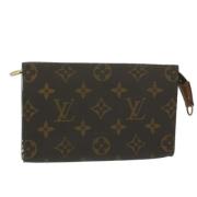 Louis Vuitton Vintage Pre-owned Canvas necessrer Brown, Dam